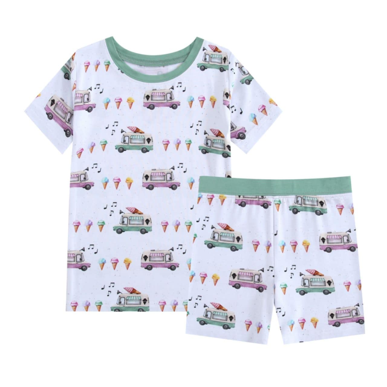 Sundae Drive 2 Piece Short Pajamas
