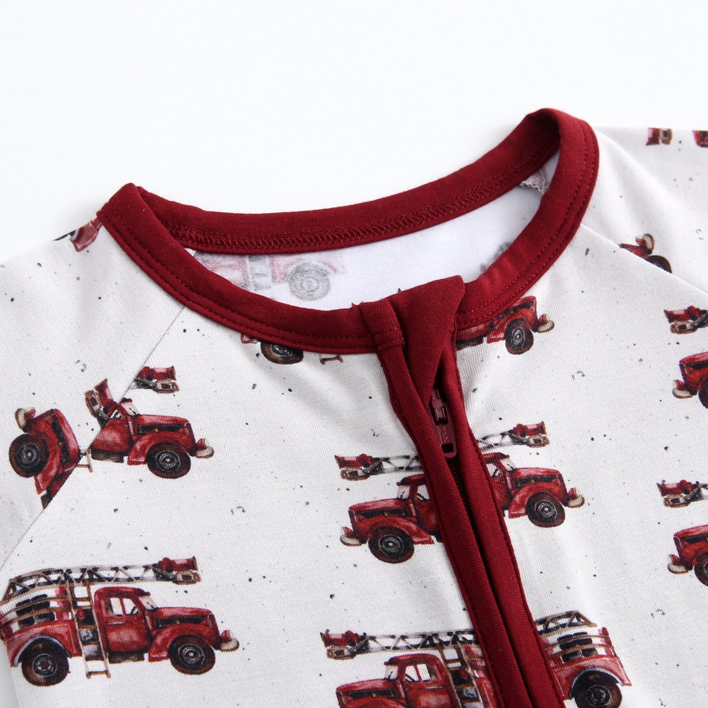 Vintage Fire Engine Zippered Sleeper