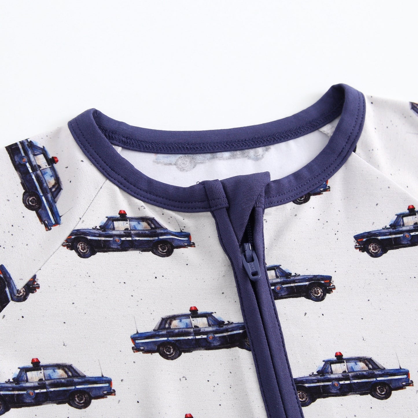 Vintage Police Car Zippered Sleeper