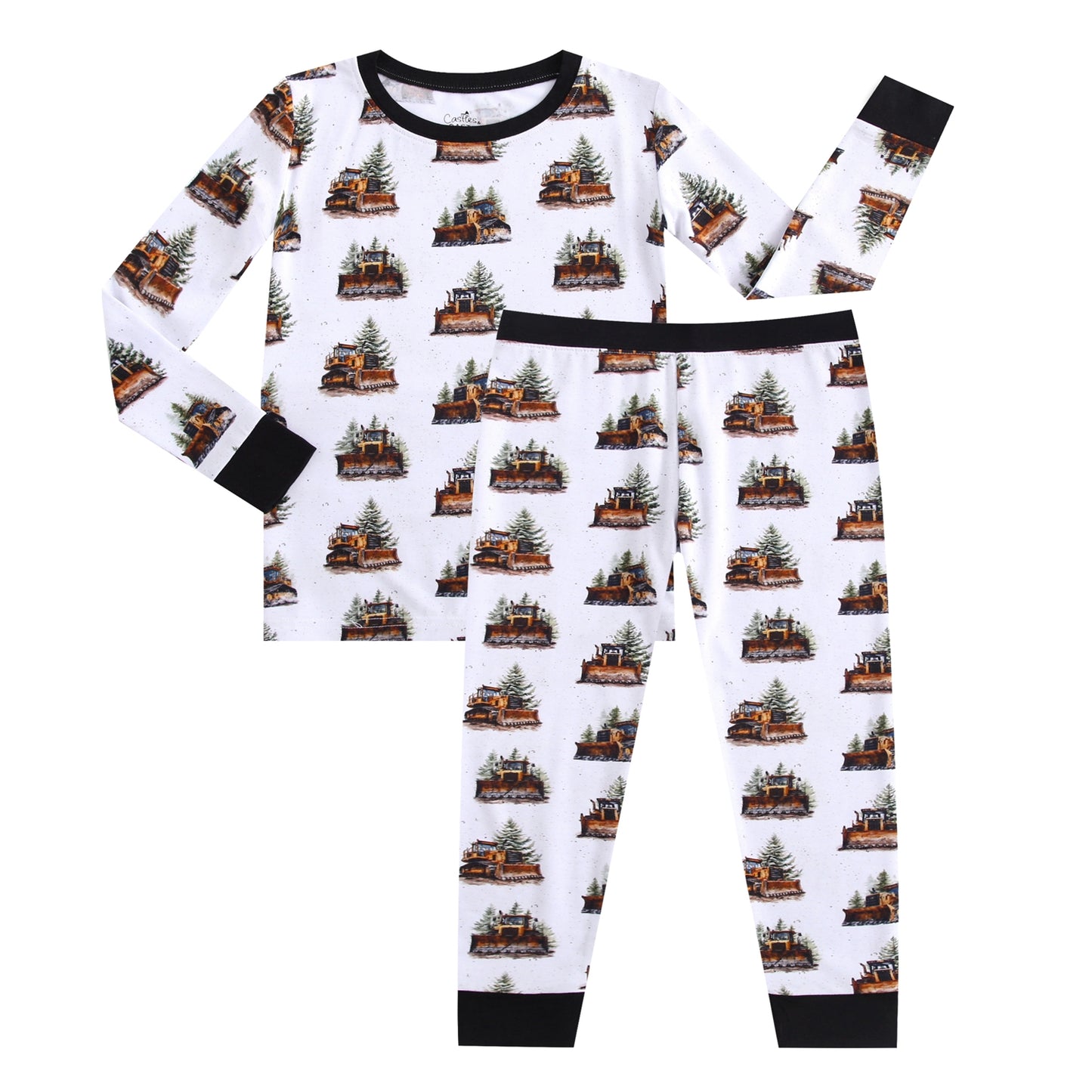 Dozers 2 Piece Pajamas