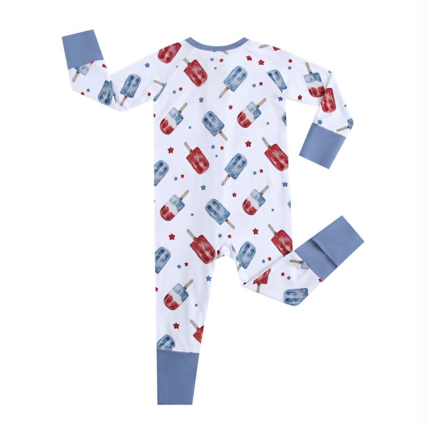 Patriotic Pops Zippered Sleepers