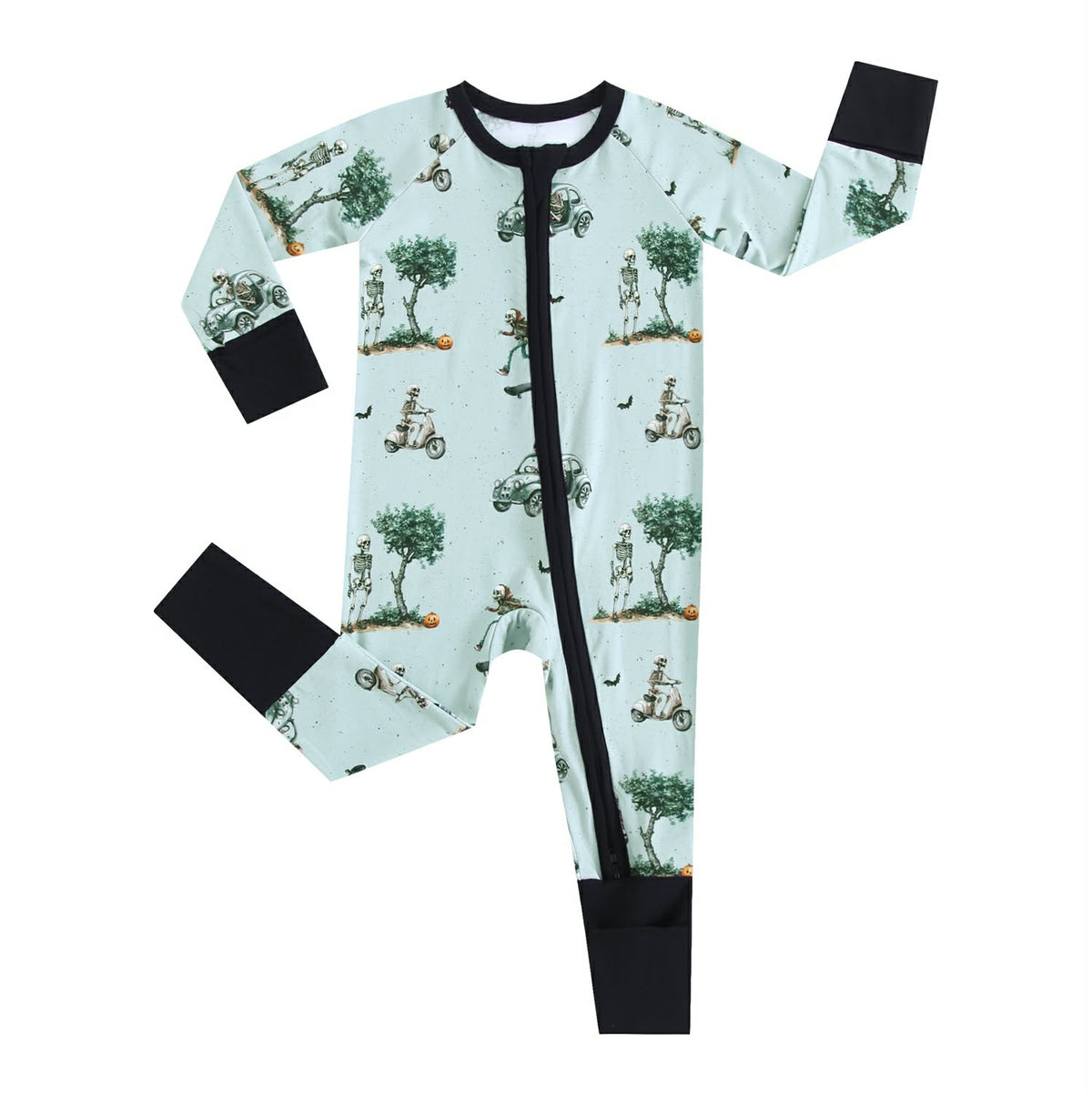 Bone To Be Wild Zippered Sleepers