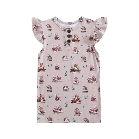 Forest Fables Flutter Sleeve T-Shirt