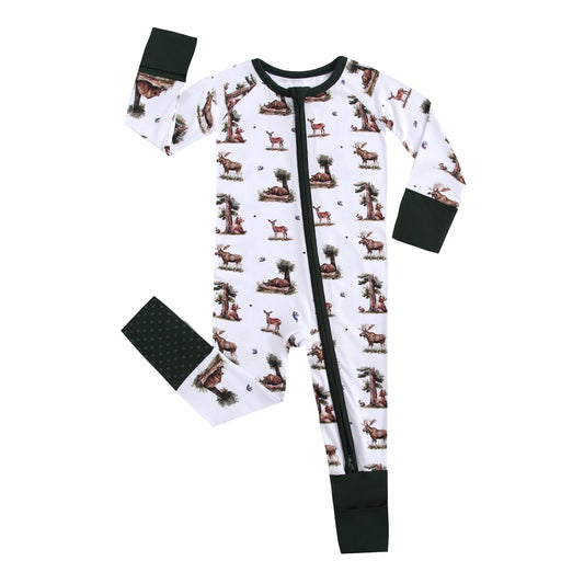 Woodland Creatures Zippered Sleeper