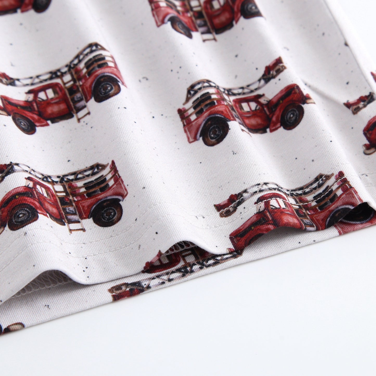 Vintage Fire Engine 2 Piece Pajamas