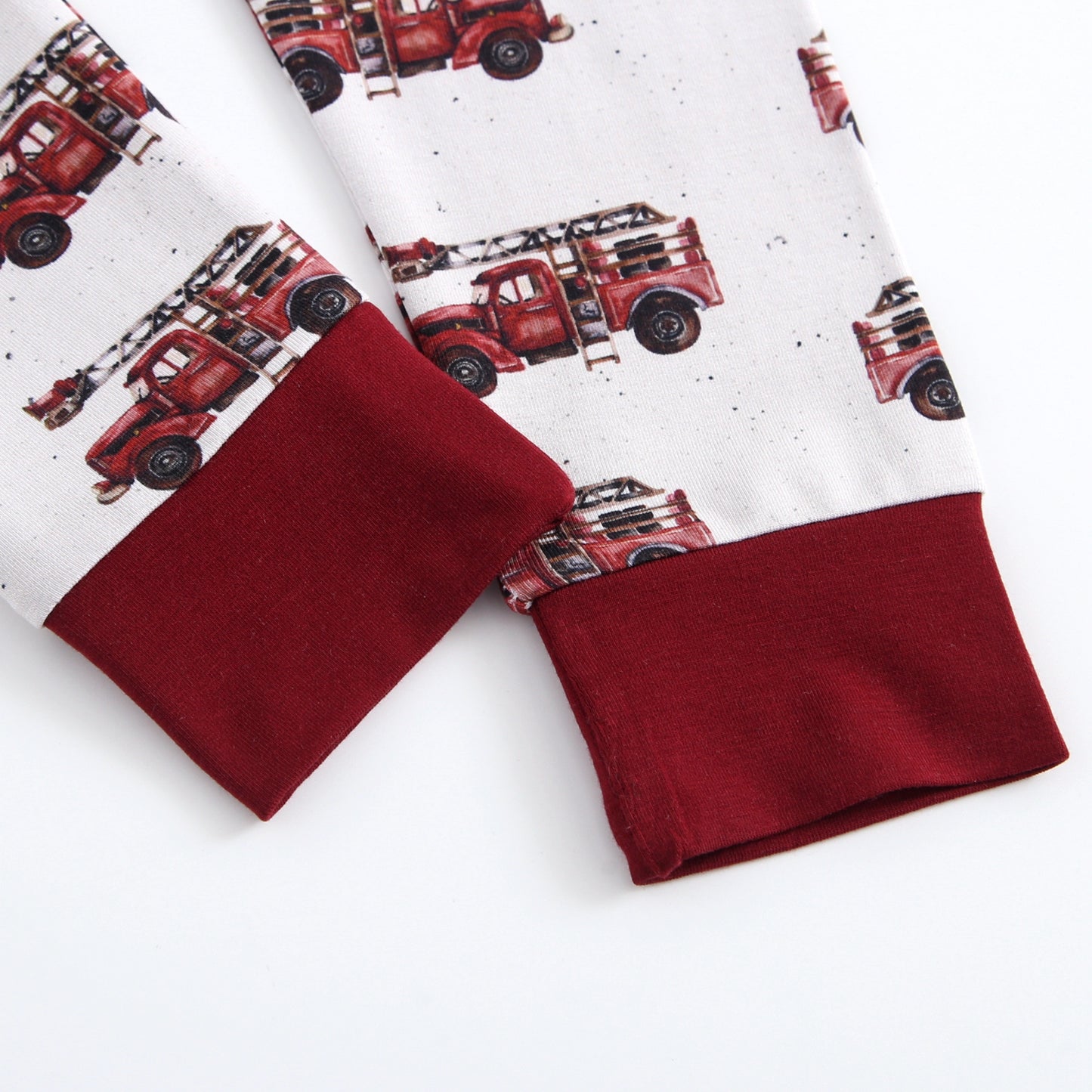 Vintage Fire Engine 2 Piece Pajamas