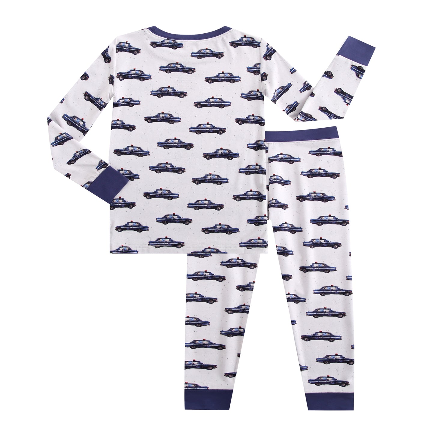Vintage Police Car 2 Piece Pajamas