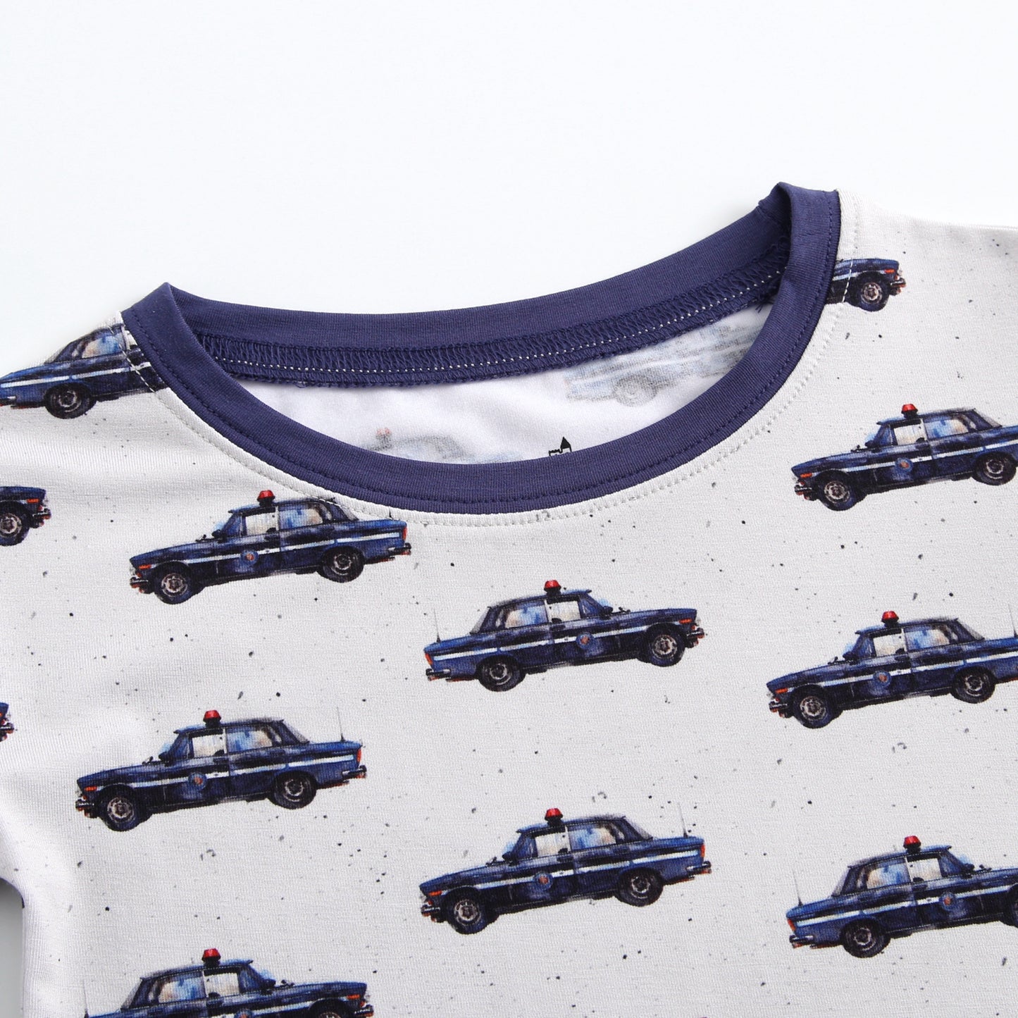Vintage Police Car 2 Piece Pajamas