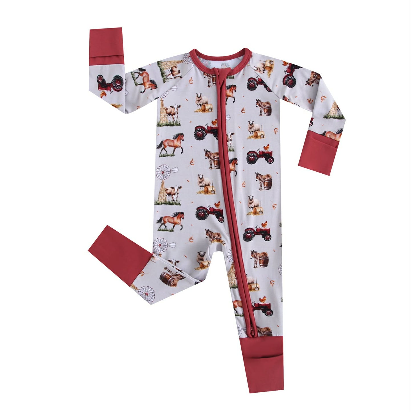 Barnyard Buddies Zippered Sleepers