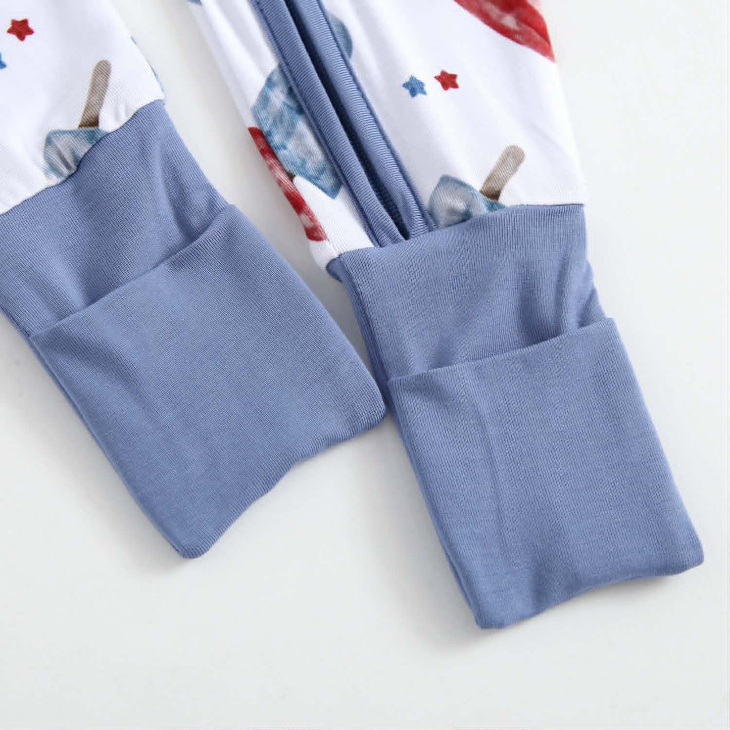 Patriotic Pops Zippered Sleepers