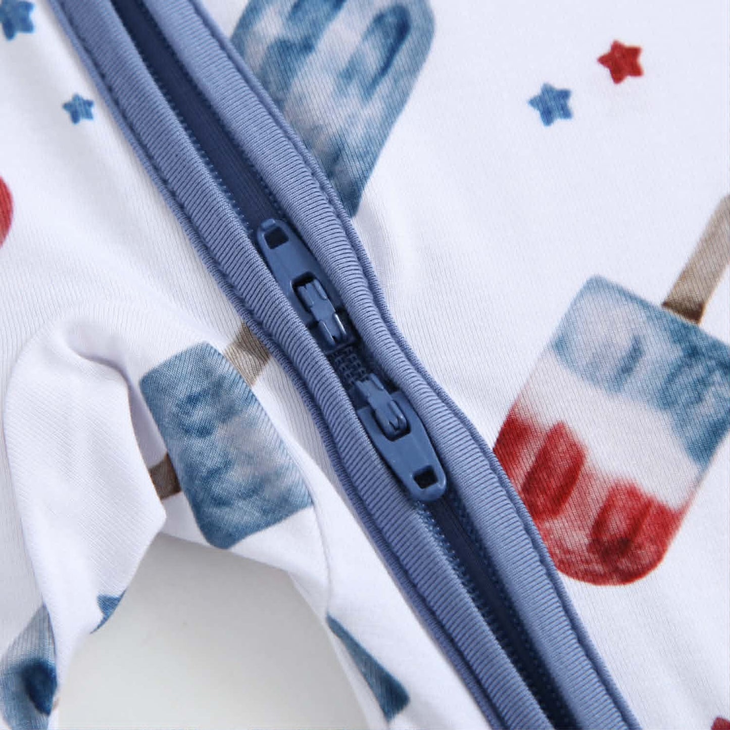 Patriotic Pops Zippered Sleepers