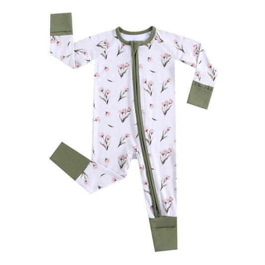 May Flowers Zippered Sleepers