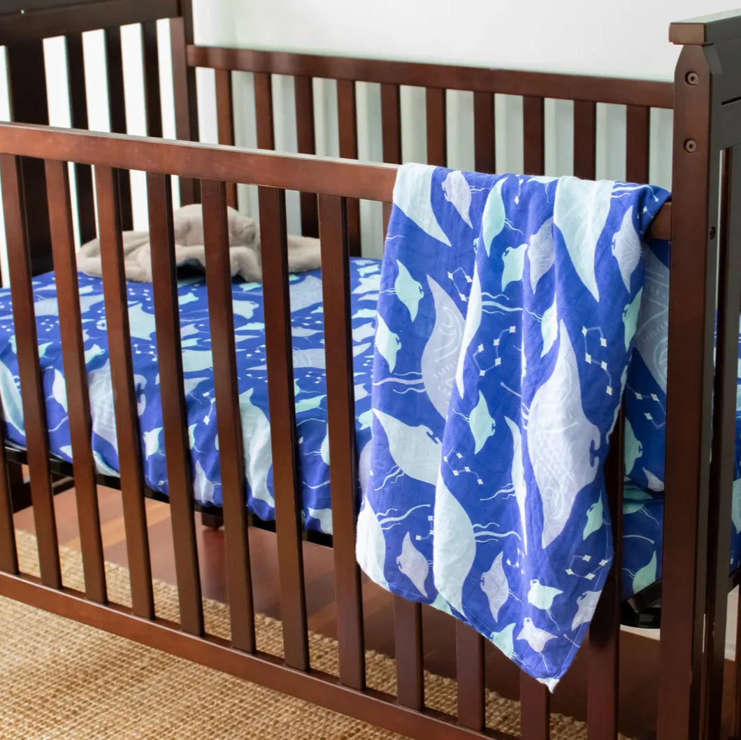 Manta Spirit Bamboo Crib Sheet