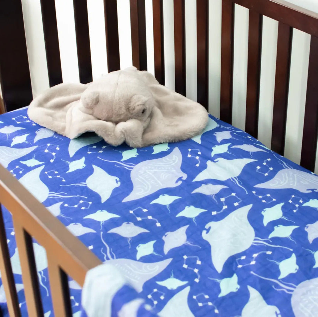 Manta Spirit Bamboo Crib Sheet