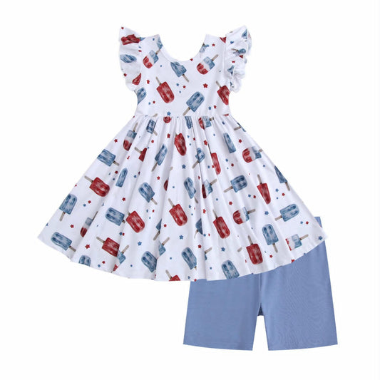 Patriotic Pops Twirl Dress
