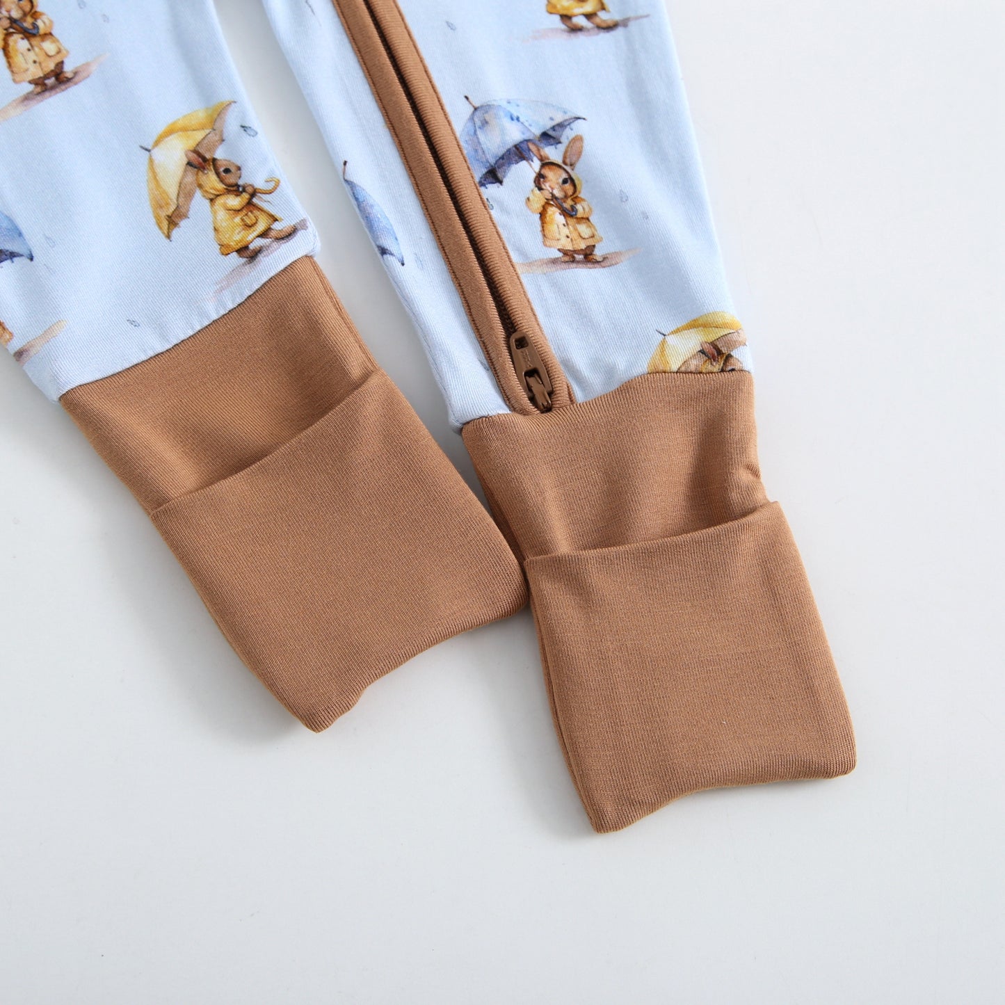 April Showers Zippered Sleepers