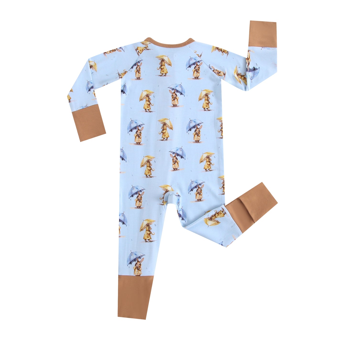 April Showers Zippered Sleepers