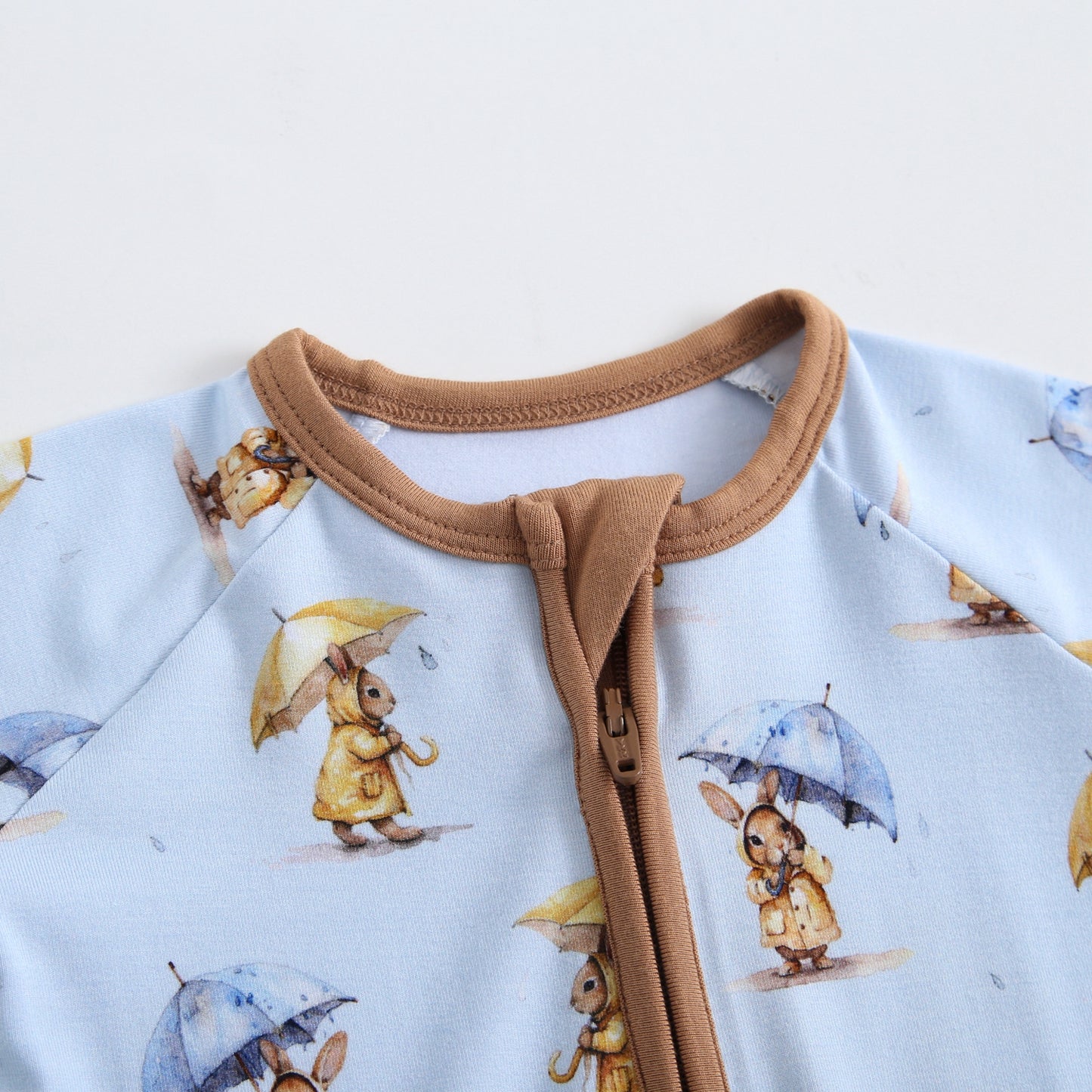 April Showers Zippered Sleepers