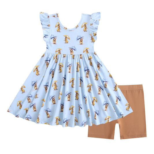 April Showers Twirl Dress