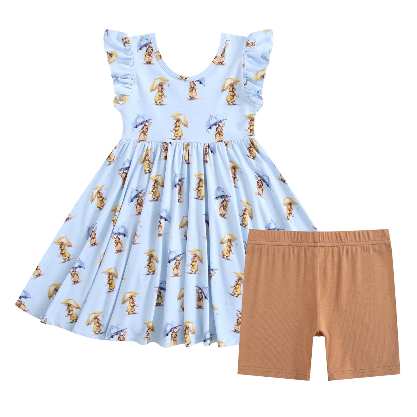 April Showers Twirl Dress